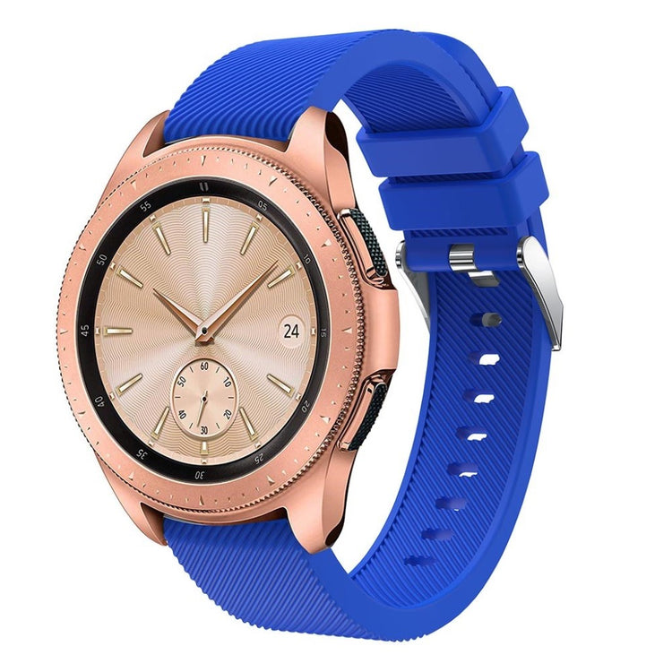 Udsøgt Samsung Galaxy Watch (42mm) Silikone Rem - Blå#serie_2