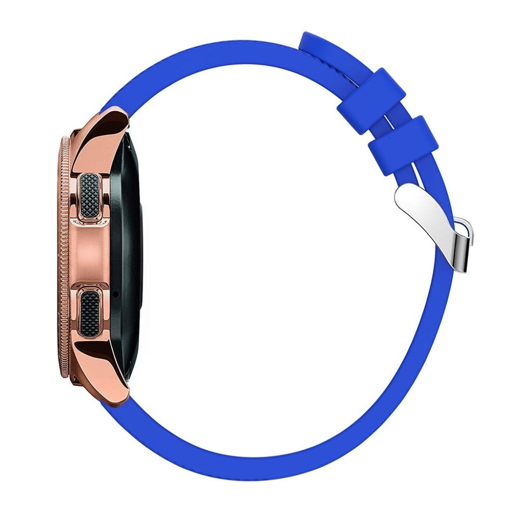 Udsøgt Samsung Galaxy Watch (42mm) Silikone Rem - Blå#serie_2