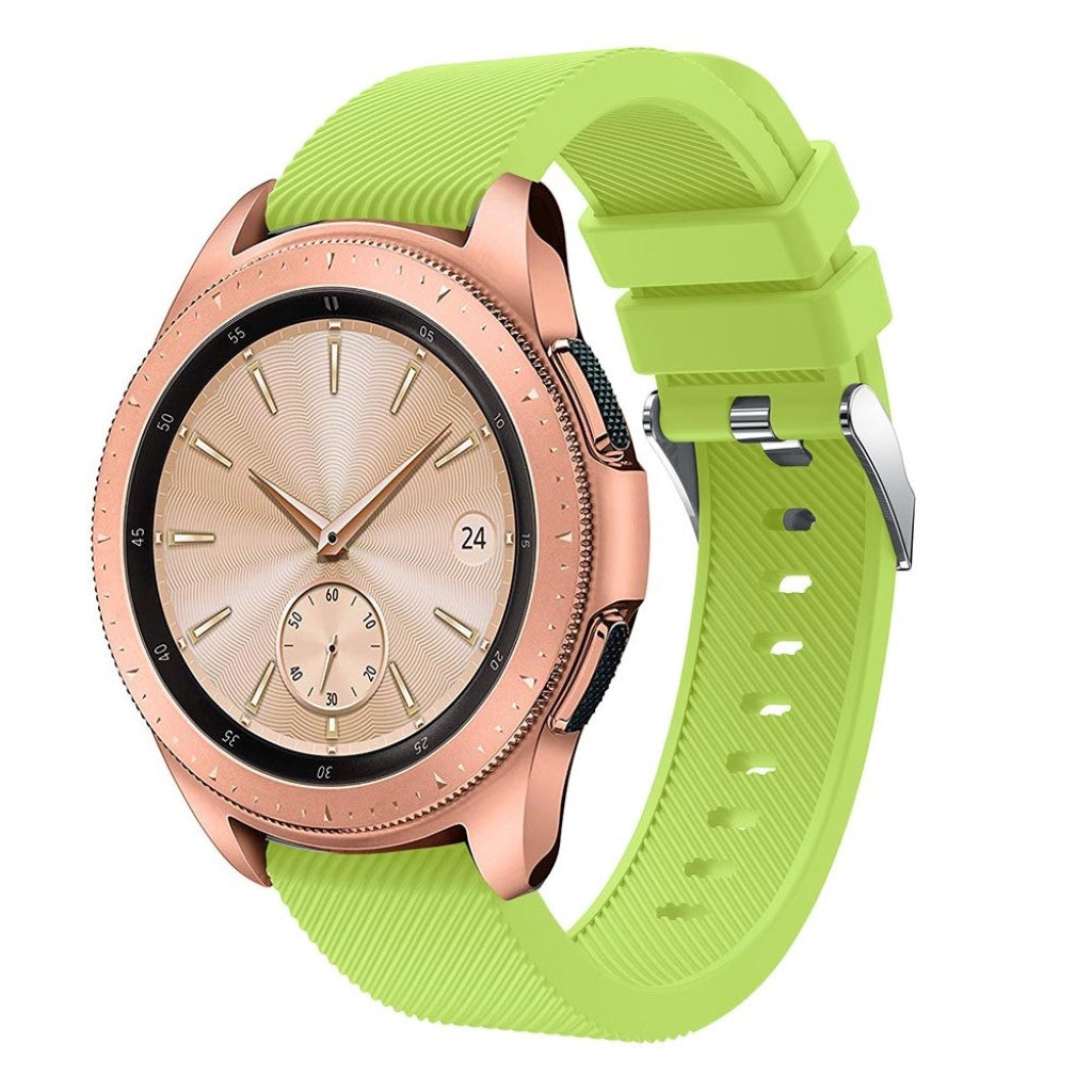 Udsøgt Samsung Galaxy Watch (42mm) Silikone Rem - Grøn#serie_3