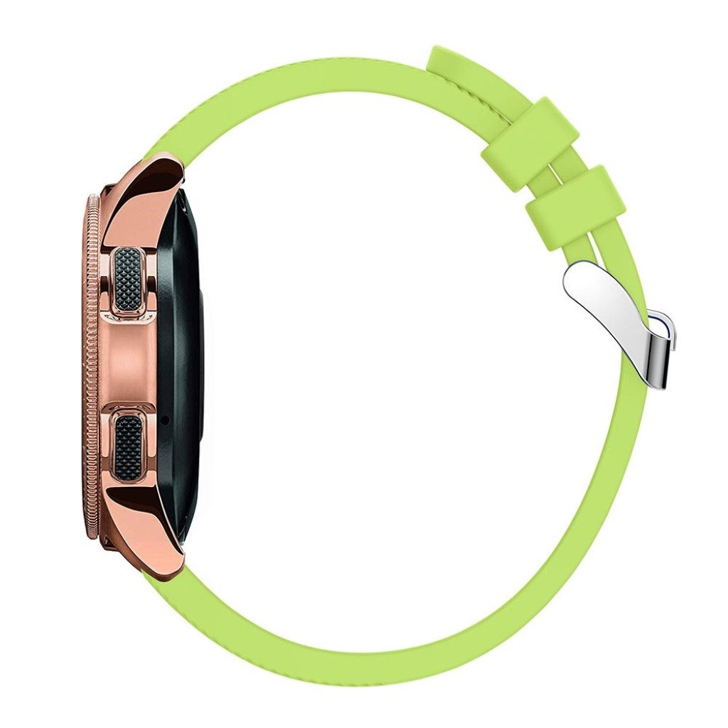 Udsøgt Samsung Galaxy Watch (42mm) Silikone Rem - Grøn#serie_3