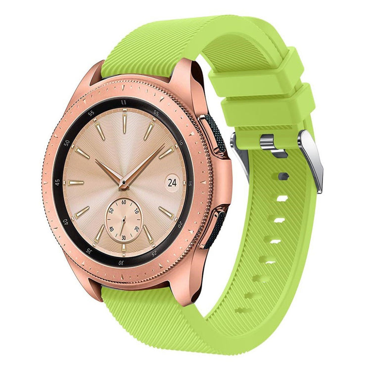 Udsøgt Samsung Galaxy Watch (42mm) Silikone Rem - Grøn#serie_3