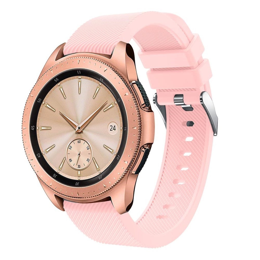 Udsøgt Samsung Galaxy Watch (42mm) Silikone Rem - Pink#serie_4