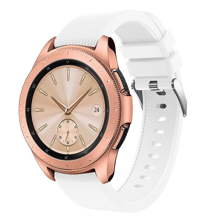 Udsøgt Samsung Galaxy Watch (42mm) Silikone Rem - Hvid#serie_6