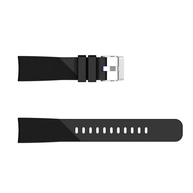 Udsøgt Samsung Galaxy Watch (42mm) Silikone Rem - Sort#serie_7