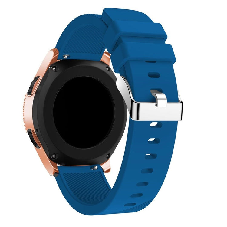 Udsøgt Samsung Galaxy Watch (42mm) Silikone Rem - Blå#serie_8
