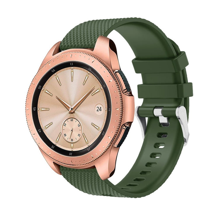 Super flot Samsung Galaxy Watch (42mm) Silikone Rem - Grøn#serie_2