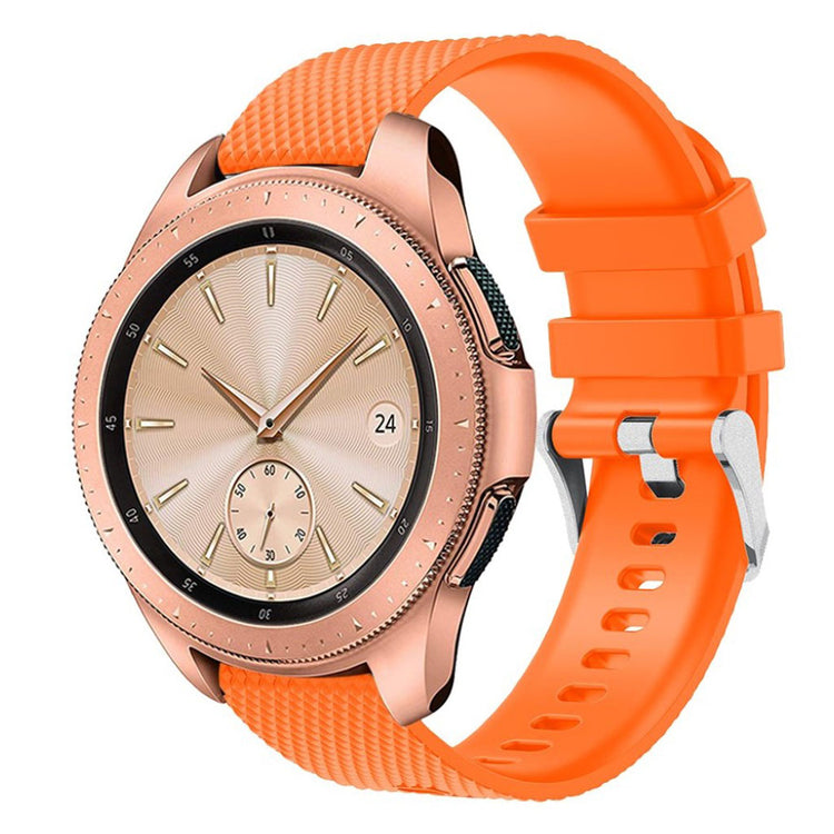 Super flot Samsung Galaxy Watch (42mm) Silikone Rem - Orange#serie_3