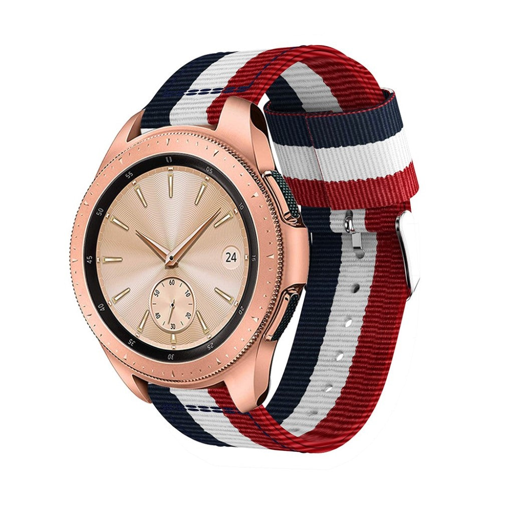 Helt vildt hårdfør Samsung Galaxy Watch (42mm) Nylon Rem - Flerfarvet#serie_4