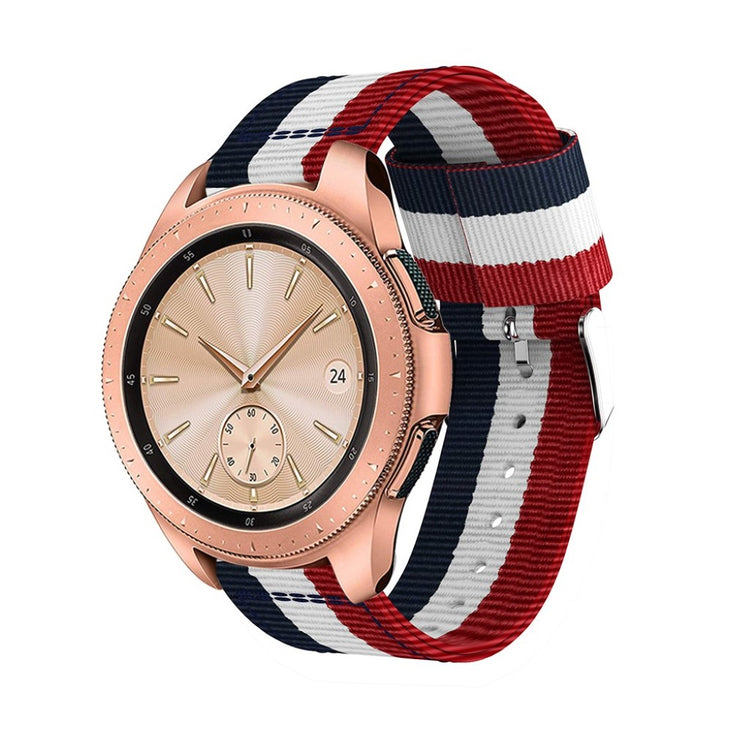 Helt vildt hårdfør Samsung Galaxy Watch (42mm) Nylon Rem - Flerfarvet#serie_4