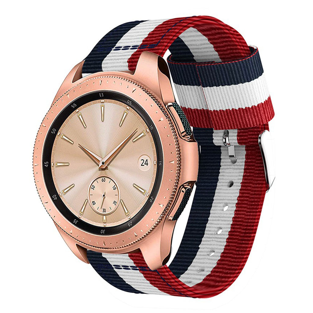 Helt vildt hårdfør Samsung Galaxy Watch (42mm) Nylon Rem - Flerfarvet#serie_4