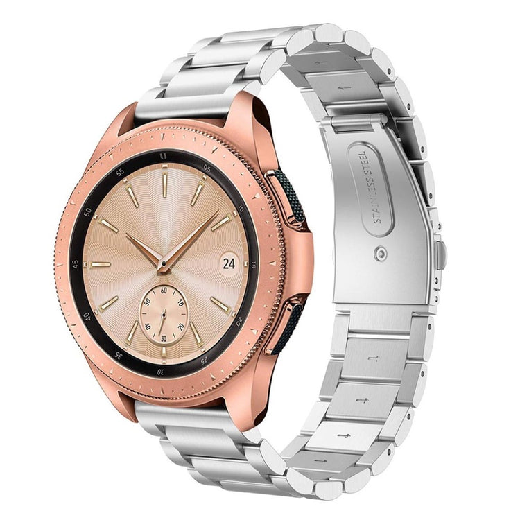 Vildt kønt Samsung Galaxy Watch (42mm) Metal Rem - Sølv#serie_181
