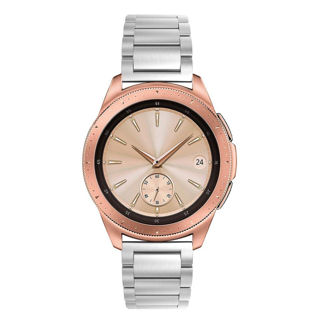 Vildt kønt Samsung Galaxy Watch (42mm) Metal Rem - Sølv#serie_181