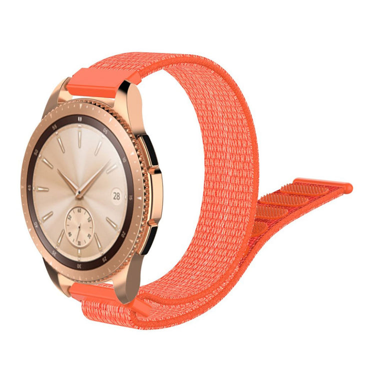 Holdbart Samsung Galaxy Watch (42mm) Nylon Rem - Orange#serie_6