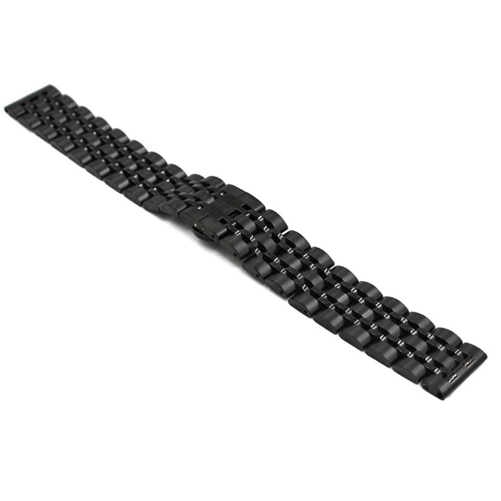 Super holdbart Samsung Galaxy Watch (42mm) Metal Rem - Sort#serie_1