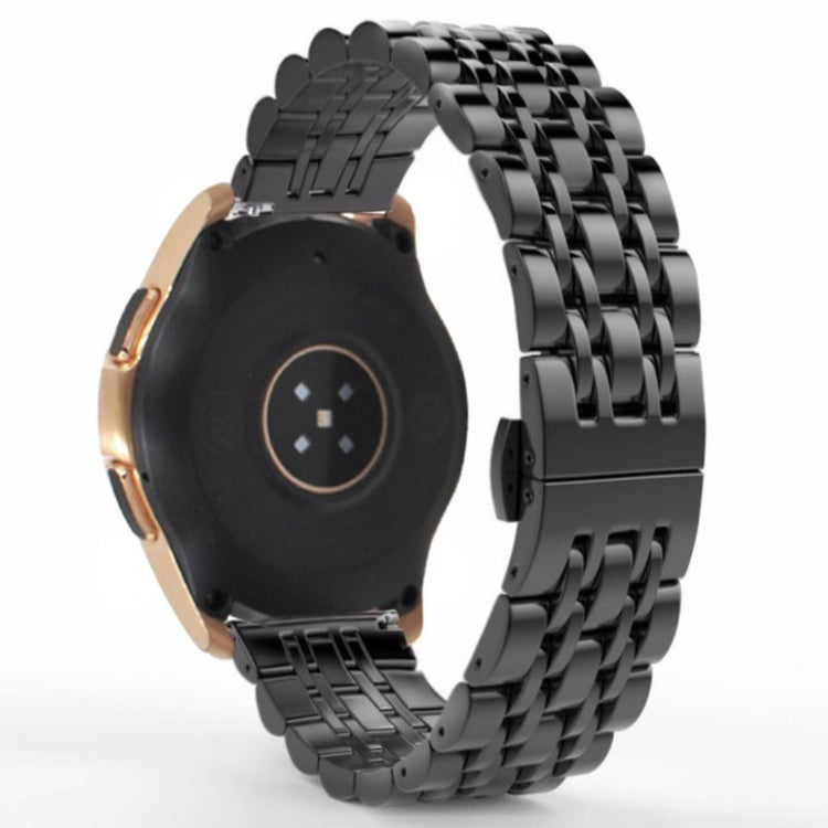 Super holdbart Samsung Galaxy Watch (42mm) Metal Rem - Sort#serie_1