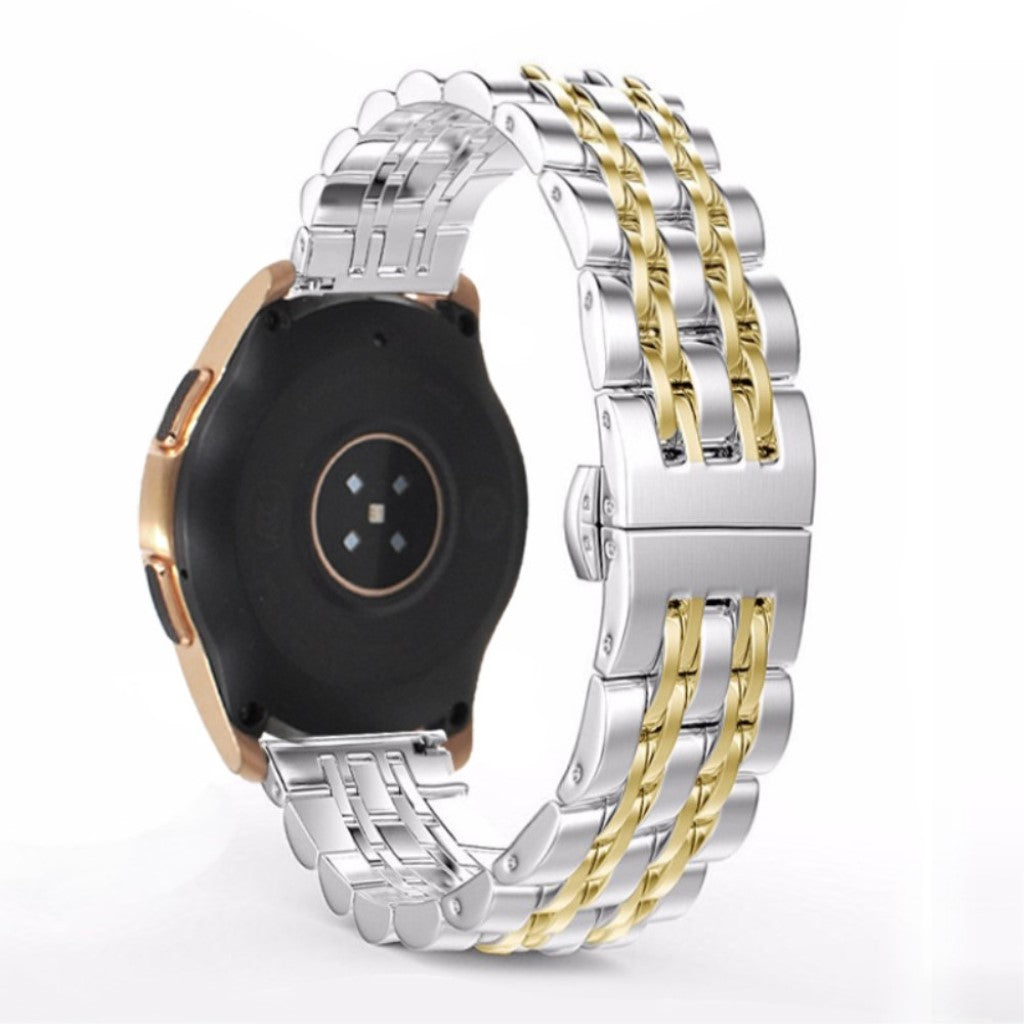Super holdbart Samsung Galaxy Watch (42mm) Metal Rem - Sølv#serie_4