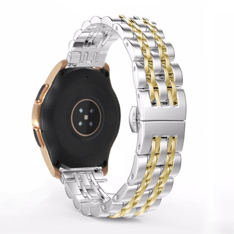 Super holdbart Samsung Galaxy Watch (42mm) Metal Rem - Sølv#serie_4