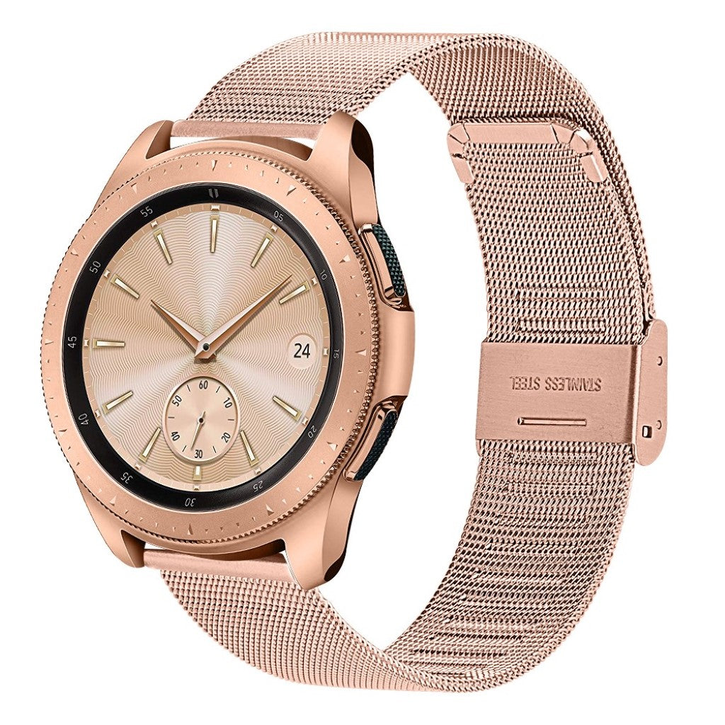 Fantastisk Samsung Galaxy Watch (42mm) Metal Rem - Pink#serie_1