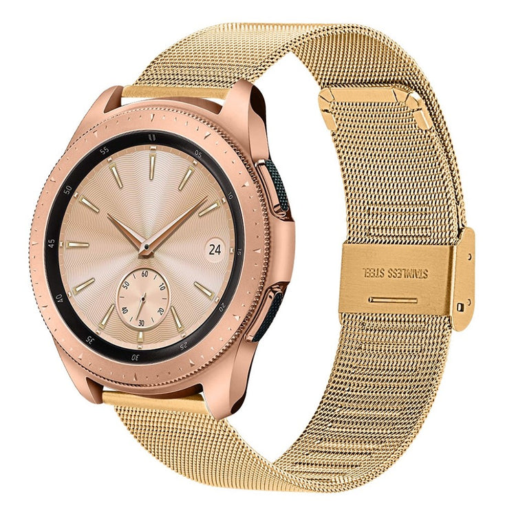 Fantastisk Samsung Galaxy Watch (42mm) Metal Rem - Guld#serie_2
