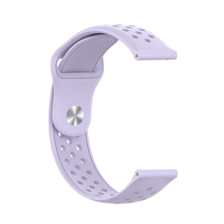 Rigtigt flot Samsung Galaxy Watch (42mm) Silikone Rem - Lilla#serie_10