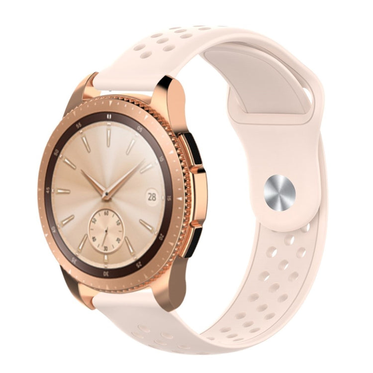 Rigtigt flot Samsung Galaxy Watch (42mm) Silikone Rem - Pink#serie_6