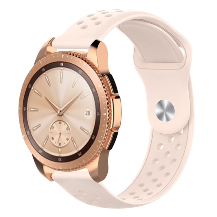 Rigtigt flot Samsung Galaxy Watch (42mm) Silikone Rem - Pink#serie_6