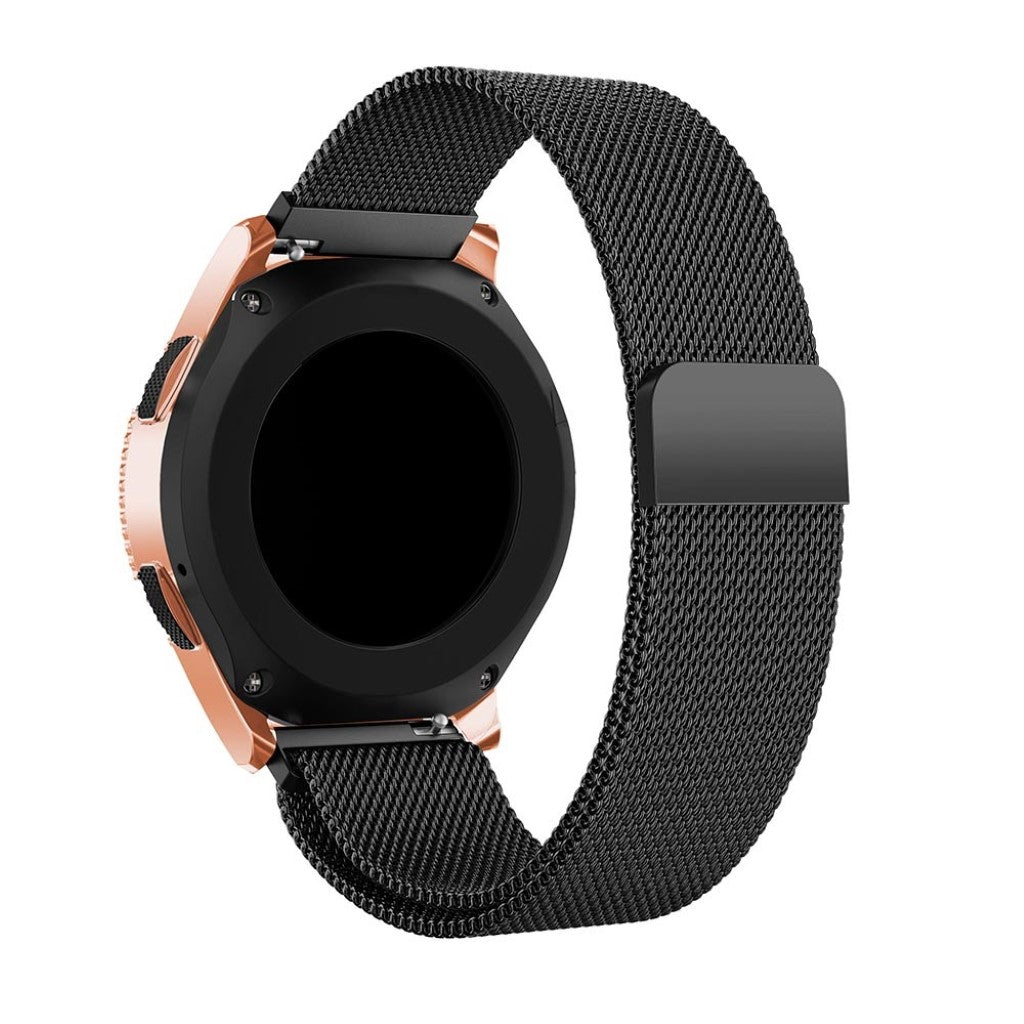 Rigtigt flot Samsung Galaxy Watch (42mm) Metal Rem - Sort#serie_1