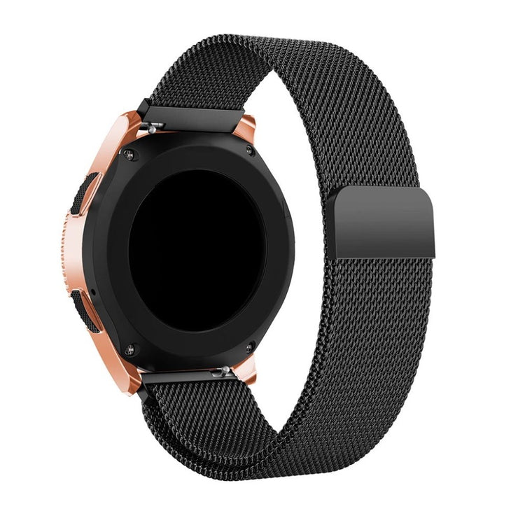Rigtigt flot Samsung Galaxy Watch (42mm) Metal Rem - Sort#serie_1