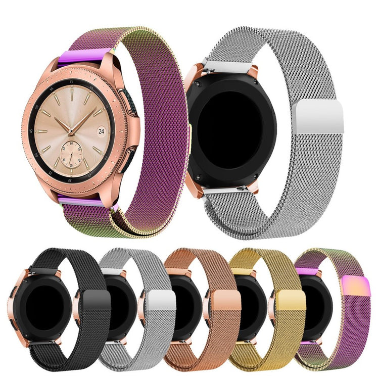 Rigtigt flot Samsung Galaxy Watch (42mm) Metal Rem - Sort#serie_1