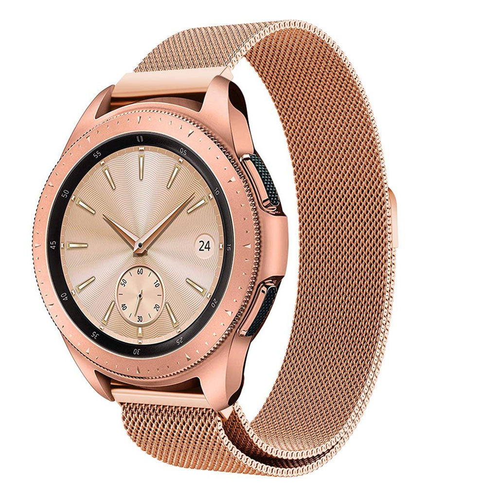 Rigtigt flot Samsung Galaxy Watch (42mm) Metal Rem - Pink#serie_2