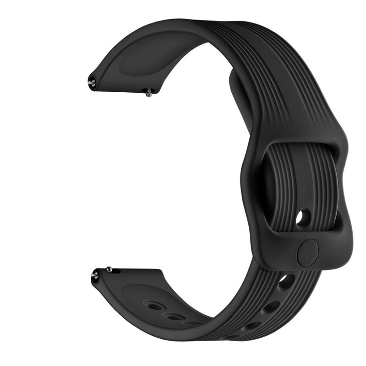 Rigtigt sejt Samsung Galaxy Watch (42mm) Silikone Rem - Sort#serie_1
