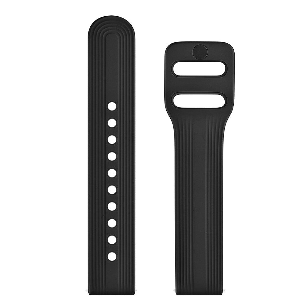 Rigtigt sejt Samsung Galaxy Watch (42mm) Silikone Rem - Sort#serie_1
