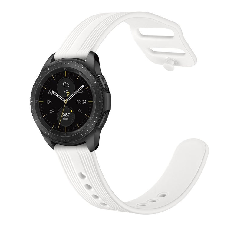Rigtigt sejt Samsung Galaxy Watch (42mm) Silikone Rem - Hvid#serie_2