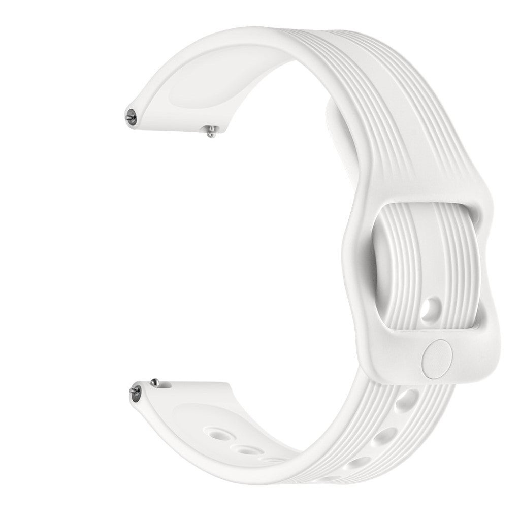Rigtigt sejt Samsung Galaxy Watch (42mm) Silikone Rem - Hvid#serie_2