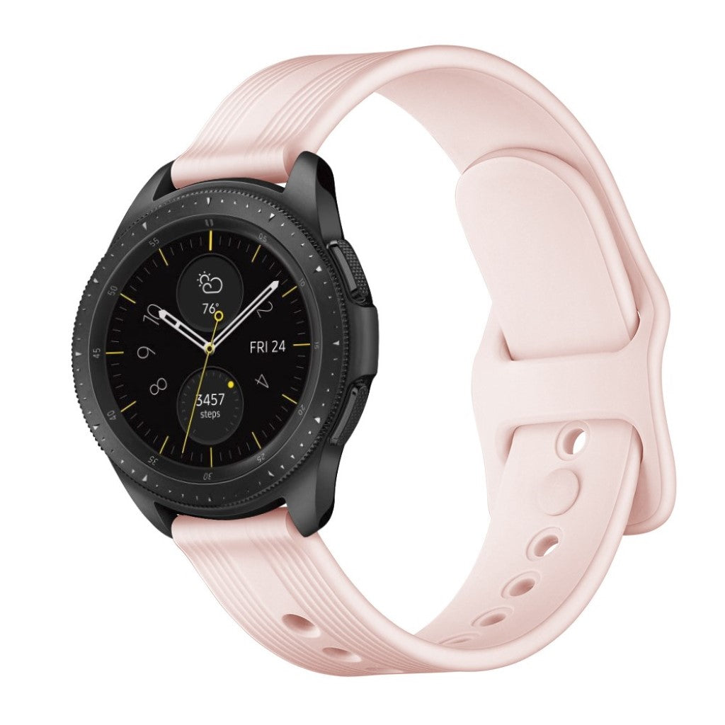 Rigtigt sejt Samsung Galaxy Watch (42mm) Silikone Rem - Pink#serie_3