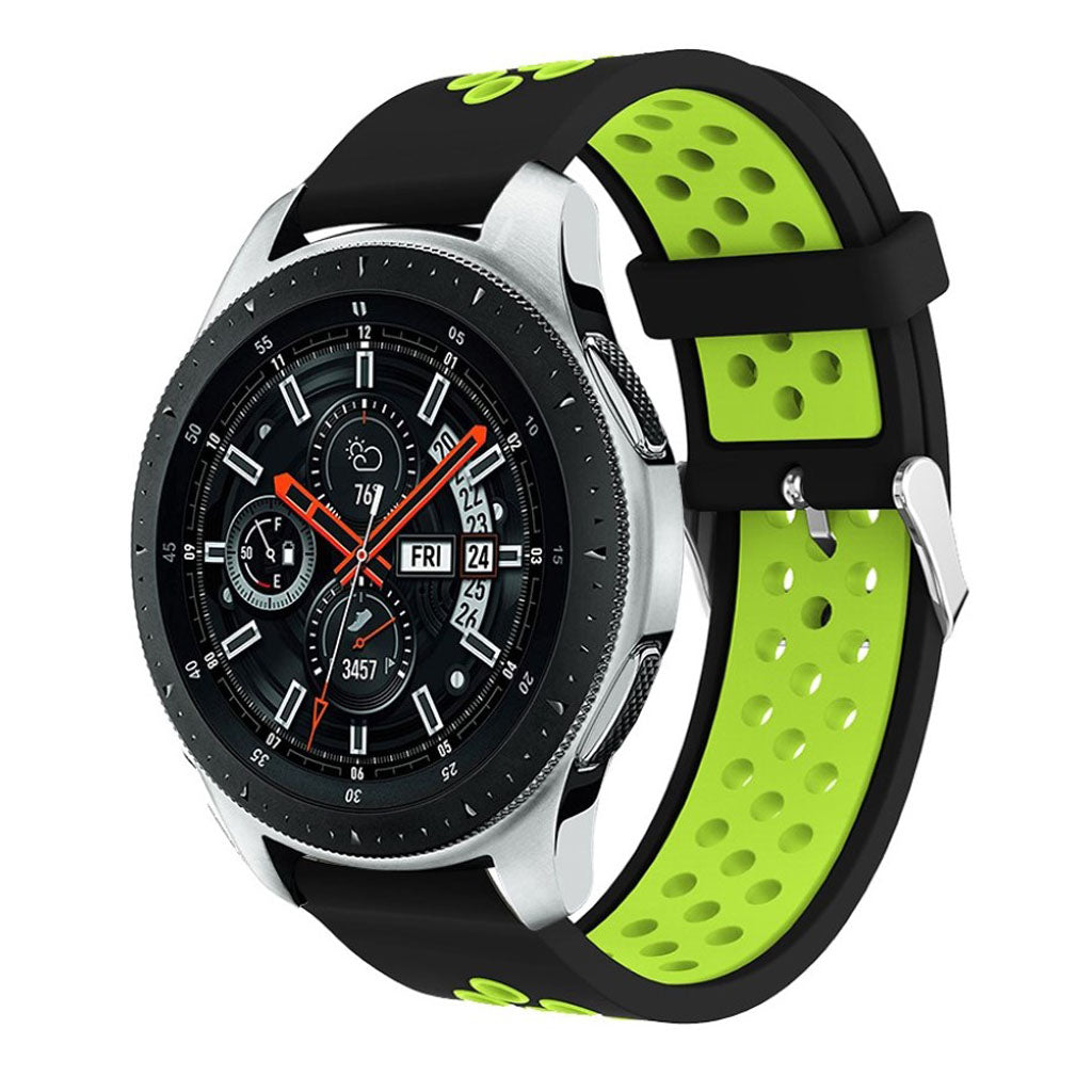 Helt vildt flot Samsung Galaxy Watch (46mm) Silikone Rem - Flerfarvet#serie_12