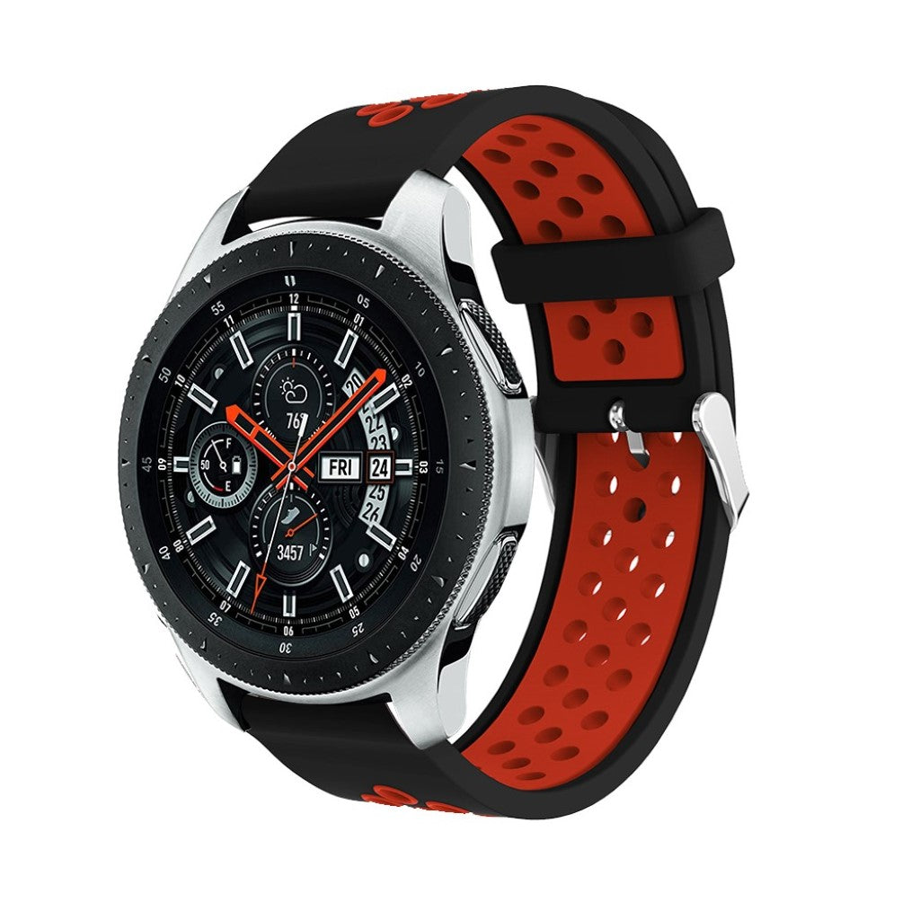Helt vildt flot Samsung Galaxy Watch (46mm) Silikone Rem - Flerfarvet#serie_13