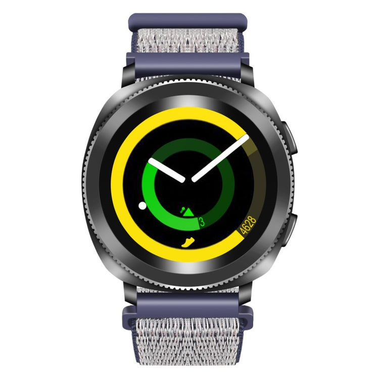 Helt vildt sejt Samsung Galaxy Watch (46mm) Nylon Rem - Blå#serie_1