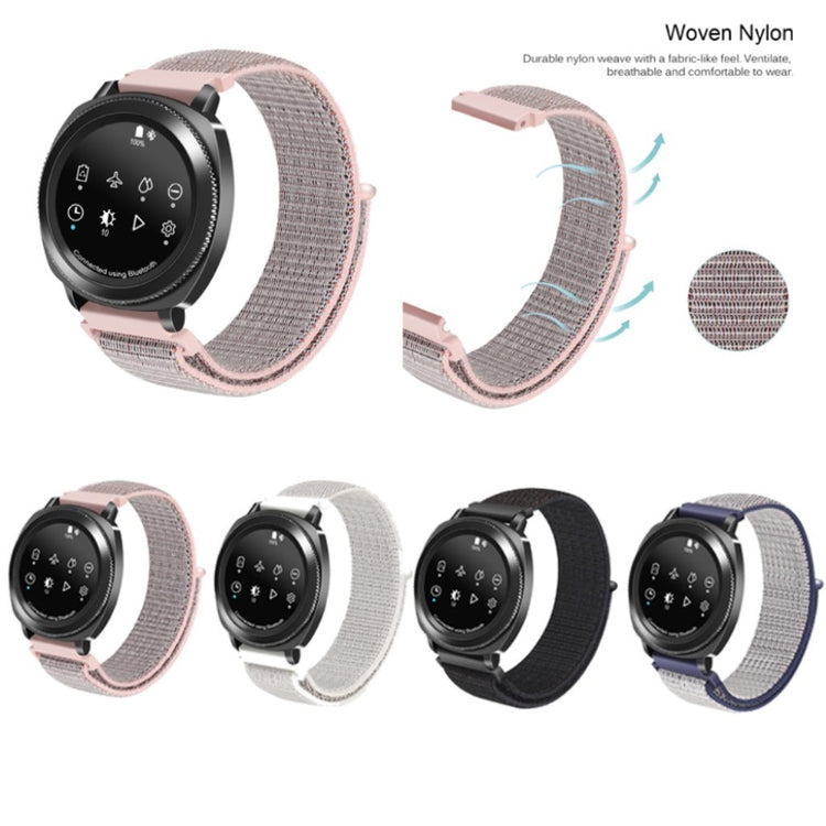 Helt vildt sejt Samsung Galaxy Watch (46mm) Nylon Rem - Pink#serie_2