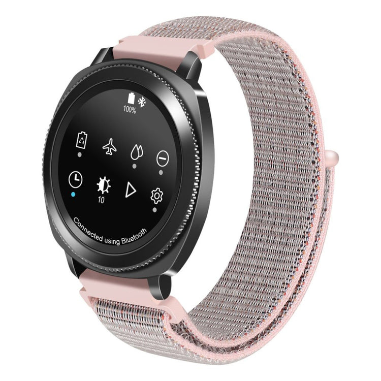 Helt vildt sejt Samsung Galaxy Watch (46mm) Nylon Rem - Pink#serie_2