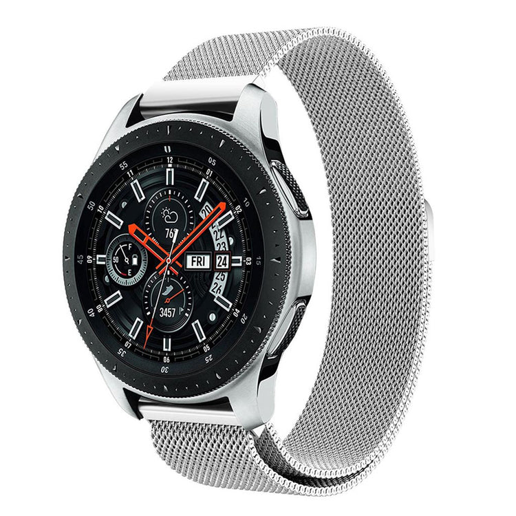 Glimrende Samsung Galaxy Watch (46mm) Metal Rem - Sølv#serie_164