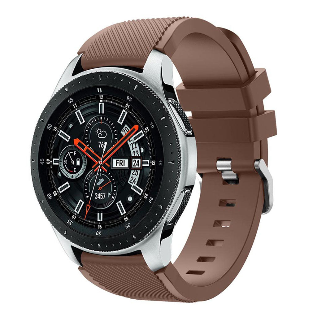 Eminent Samsung Galaxy Watch (46mm) Silikone Rem - Brun#serie_1
