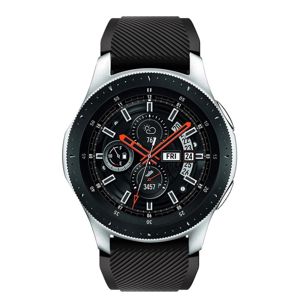 Eminent Samsung Galaxy Watch (46mm) Silikone Rem - Sort#serie_10