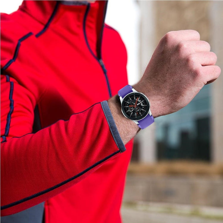 Eminent Samsung Galaxy Watch (46mm) Silikone Rem - Lilla#serie_2