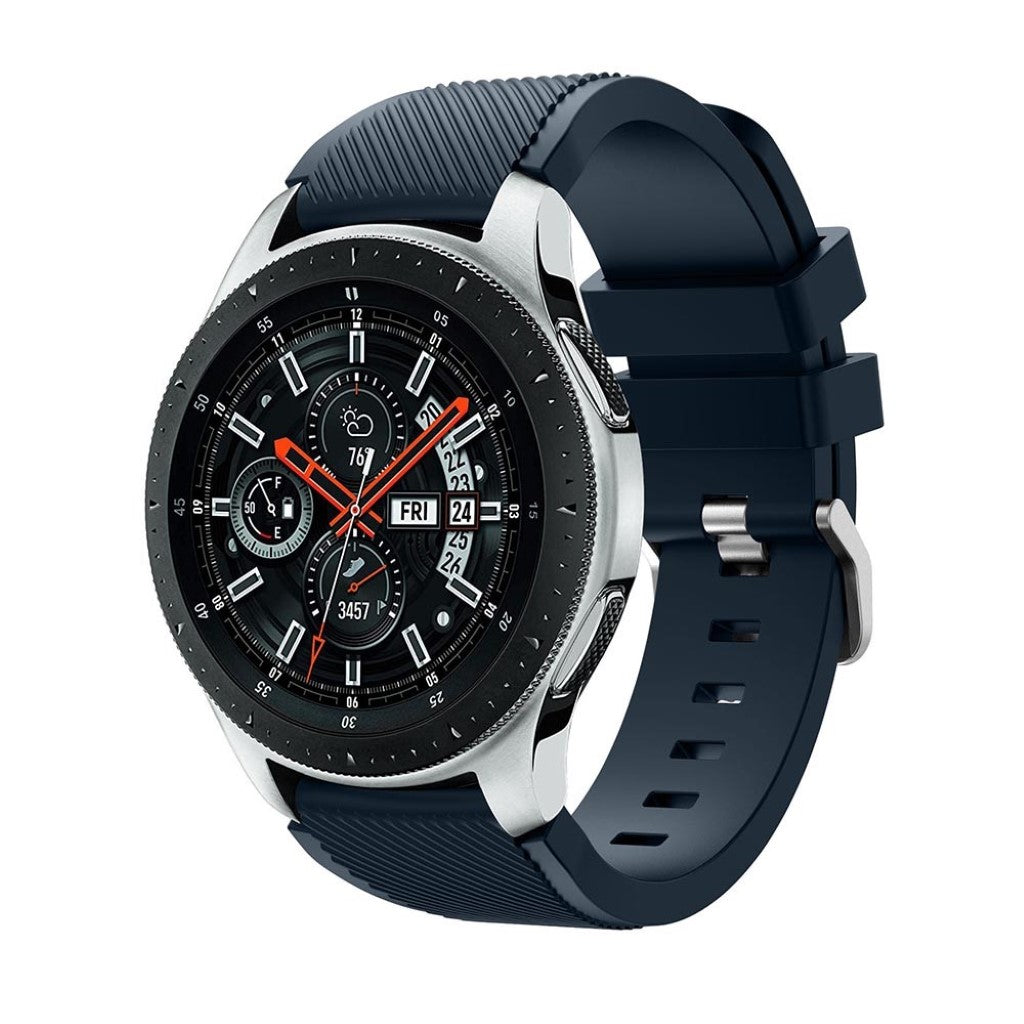 Eminent Samsung Galaxy Watch (46mm) Silikone Rem - Blå#serie_3