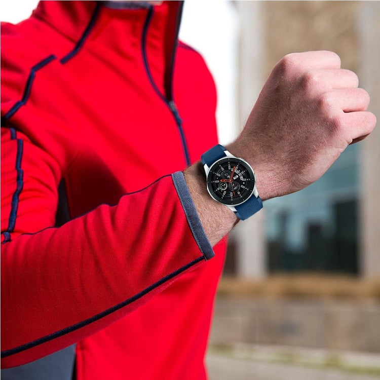 Eminent Samsung Galaxy Watch (46mm) Silikone Rem - Blå#serie_4