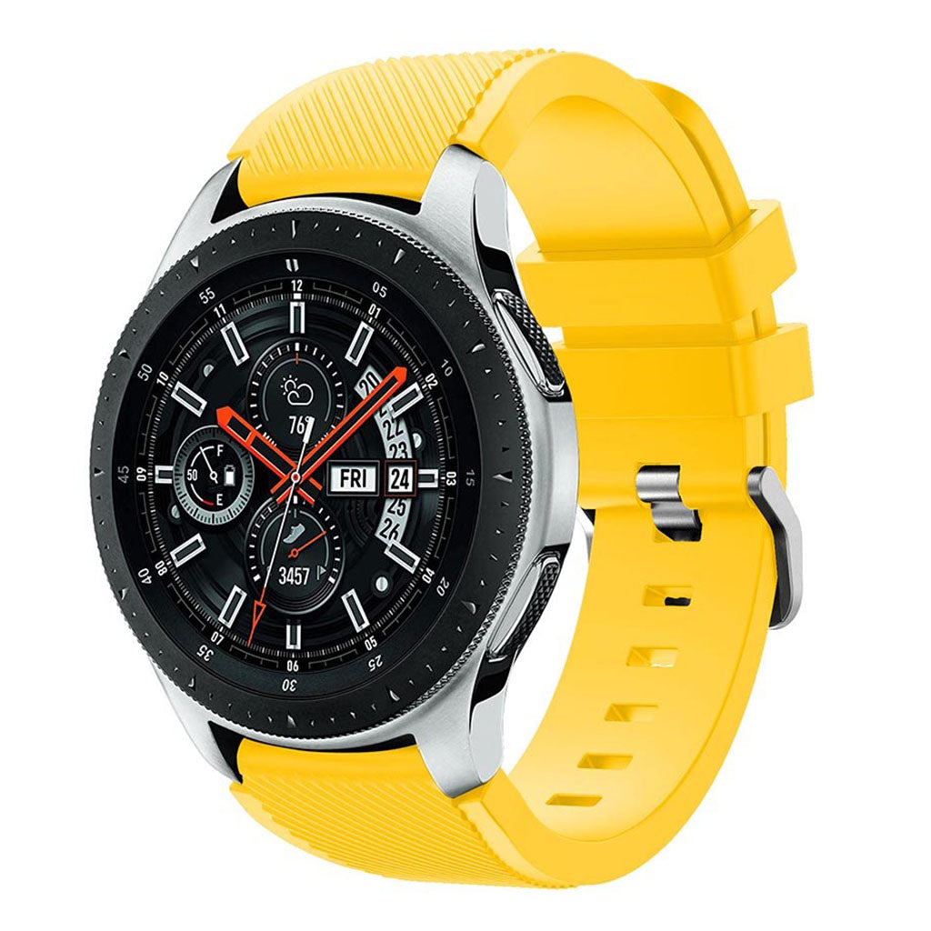 Eminent Samsung Galaxy Watch (46mm) Silikone Rem - Gul#serie_6