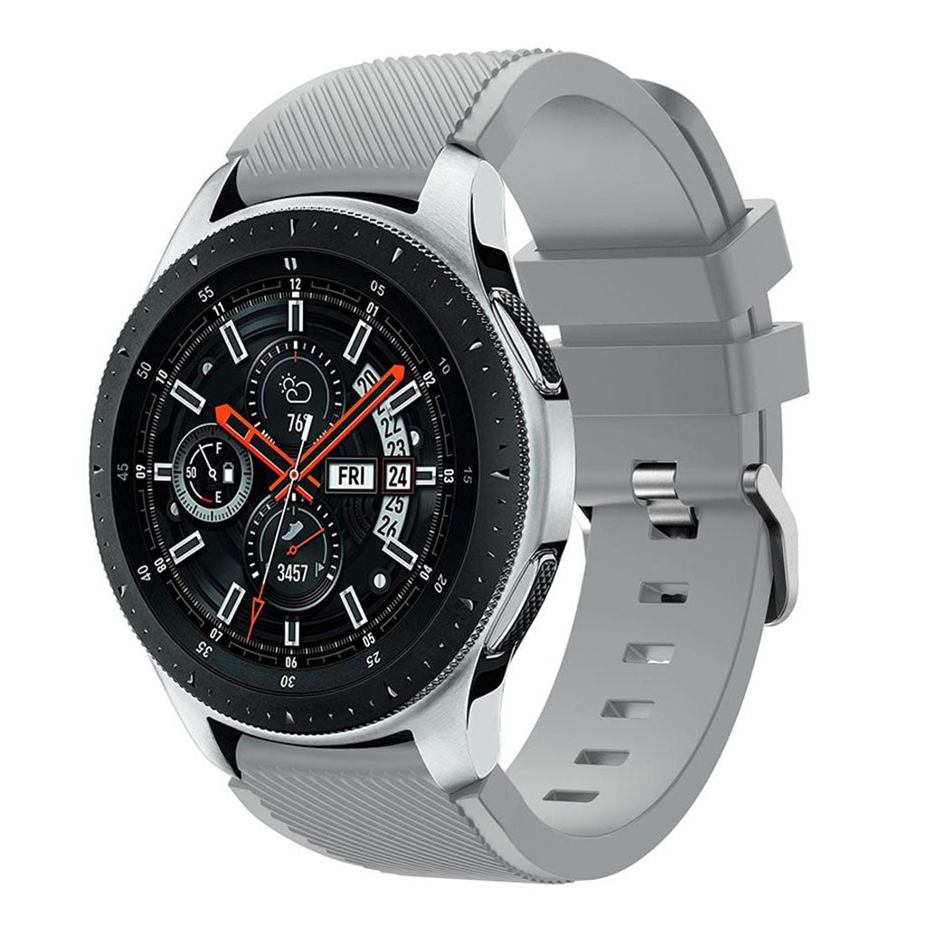 Eminent Samsung Galaxy Watch (46mm) Silikone Rem - Sølv#serie_7