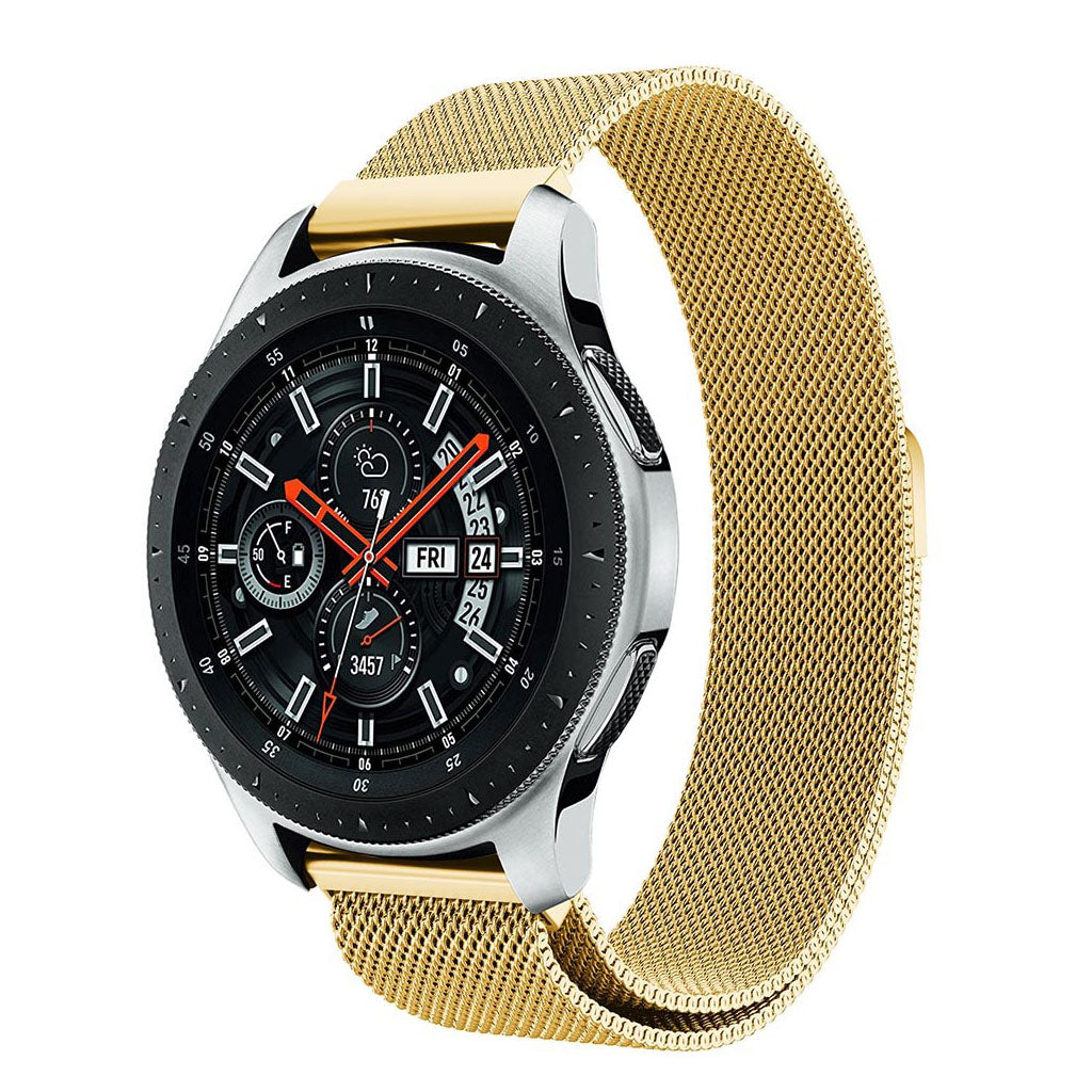 Rigtigt pænt Samsung Galaxy Watch (46mm) Metal Rem - Guld#serie_2