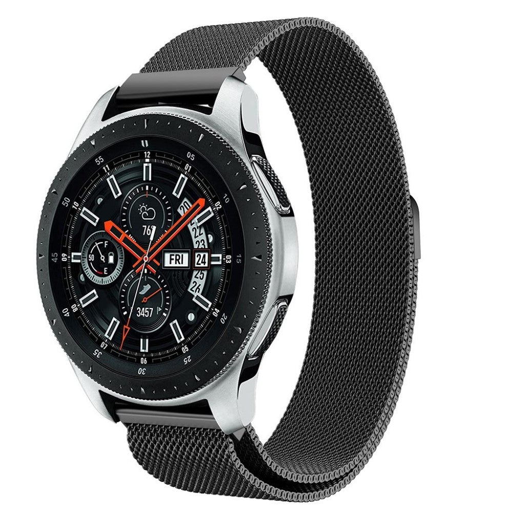 Rigtigt pænt Samsung Galaxy Watch (46mm) Metal Rem - Sort#serie_4
